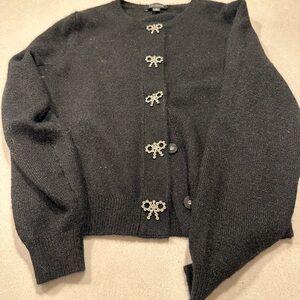 Ann Taylor bow cardigan